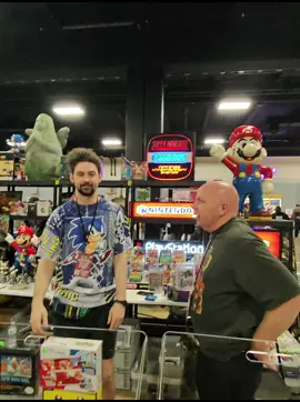 Our manager Chris does a big deal with some local vendors at SEGE #videogames #fyp #gamestore #retrojakesmuncie #retrojakesrichmond #retrogaming #SEGE 