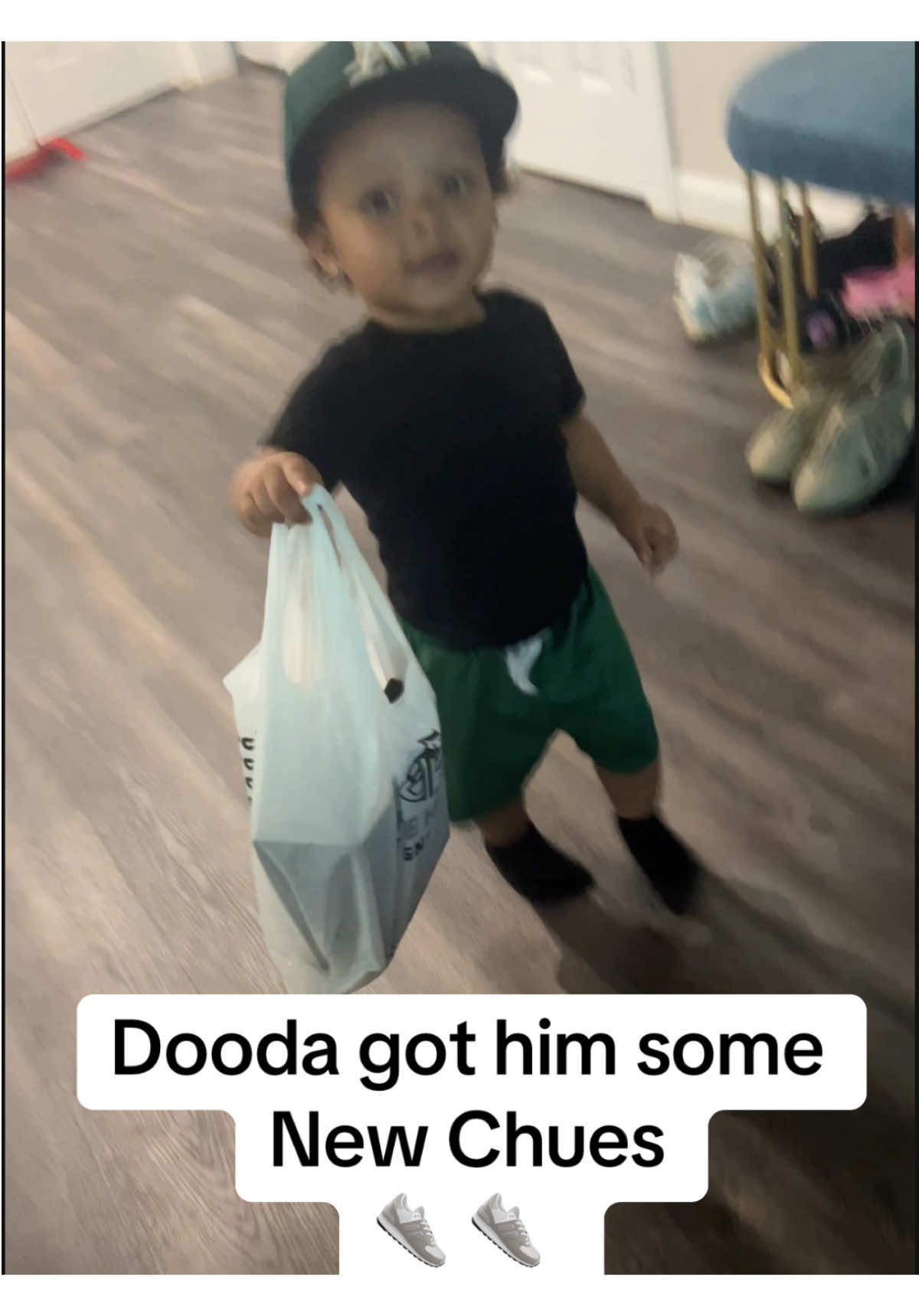 Dooda got some New Chues 👟 👟 #fyp #newshoes #babyboy #jordanshoes #jordan #michaeljordan #23 