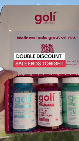 Back to back discounts!#goli #goligummies #dealsforyoudays #SuperBrandDay #supplements 