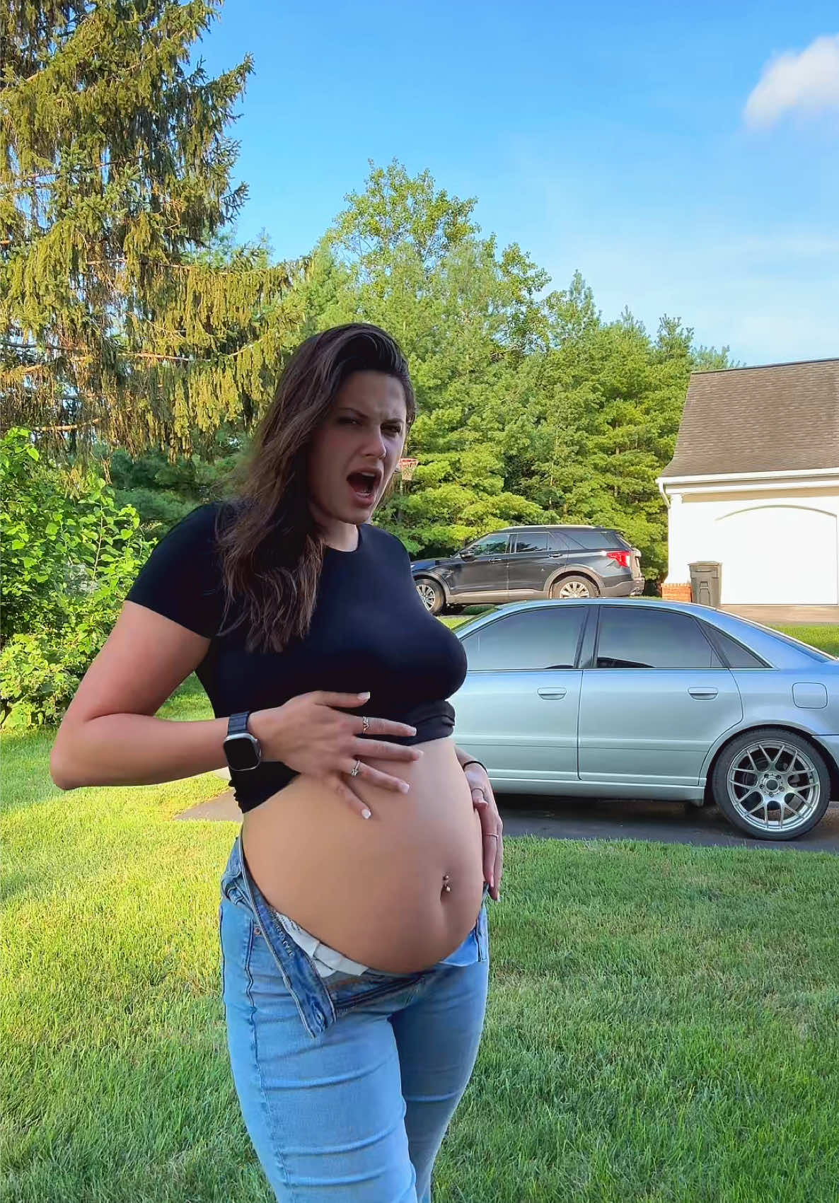 Prepared to be sick of me 🤣🤣🤣 I’m posting it all #stomachissues #bloatedstomach 