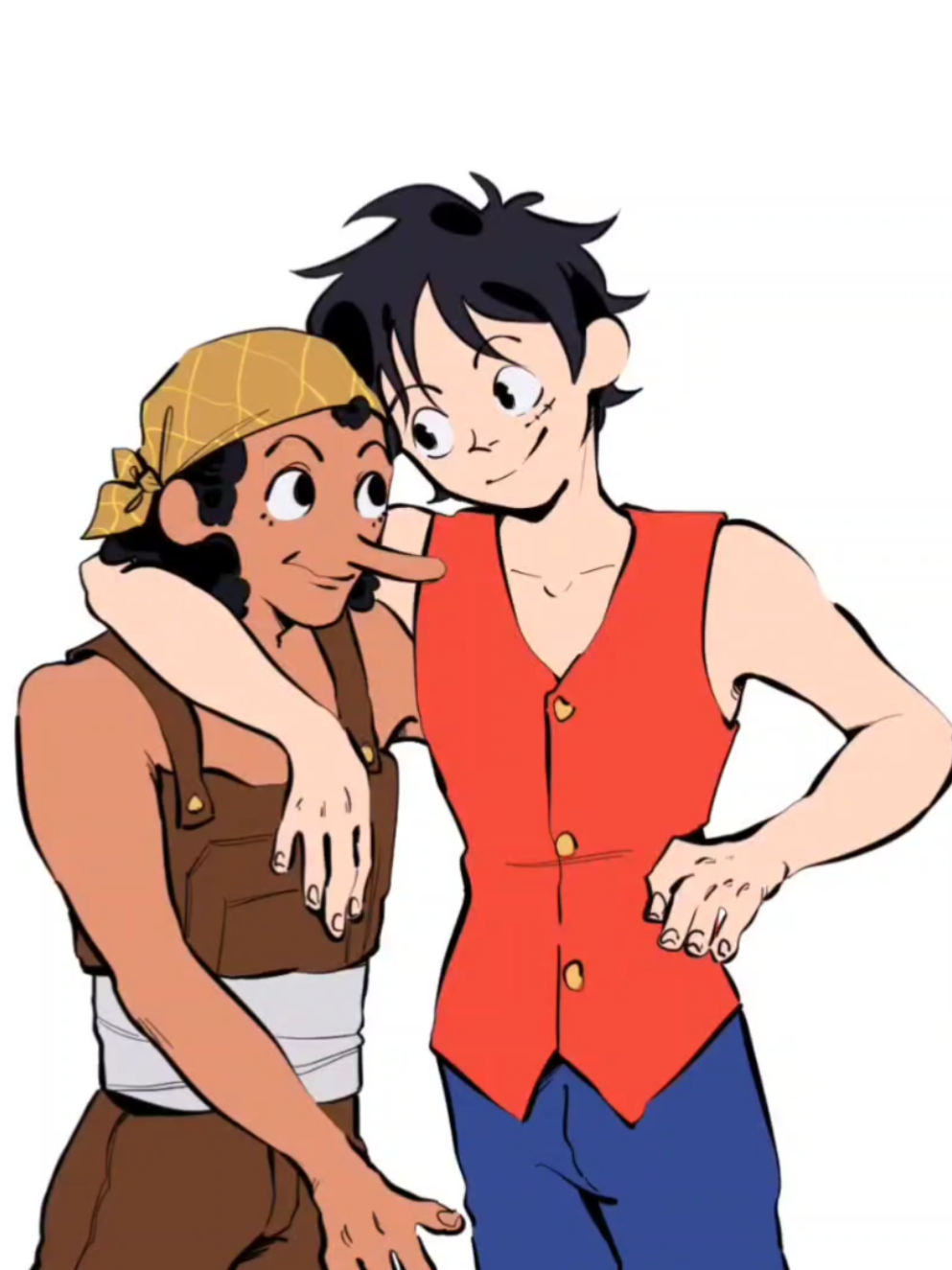 It's canon.. I was there when it happened  #onepiece #luffy #usopp #zoro #onepieceanime #onepiecefan #art  #fyp 