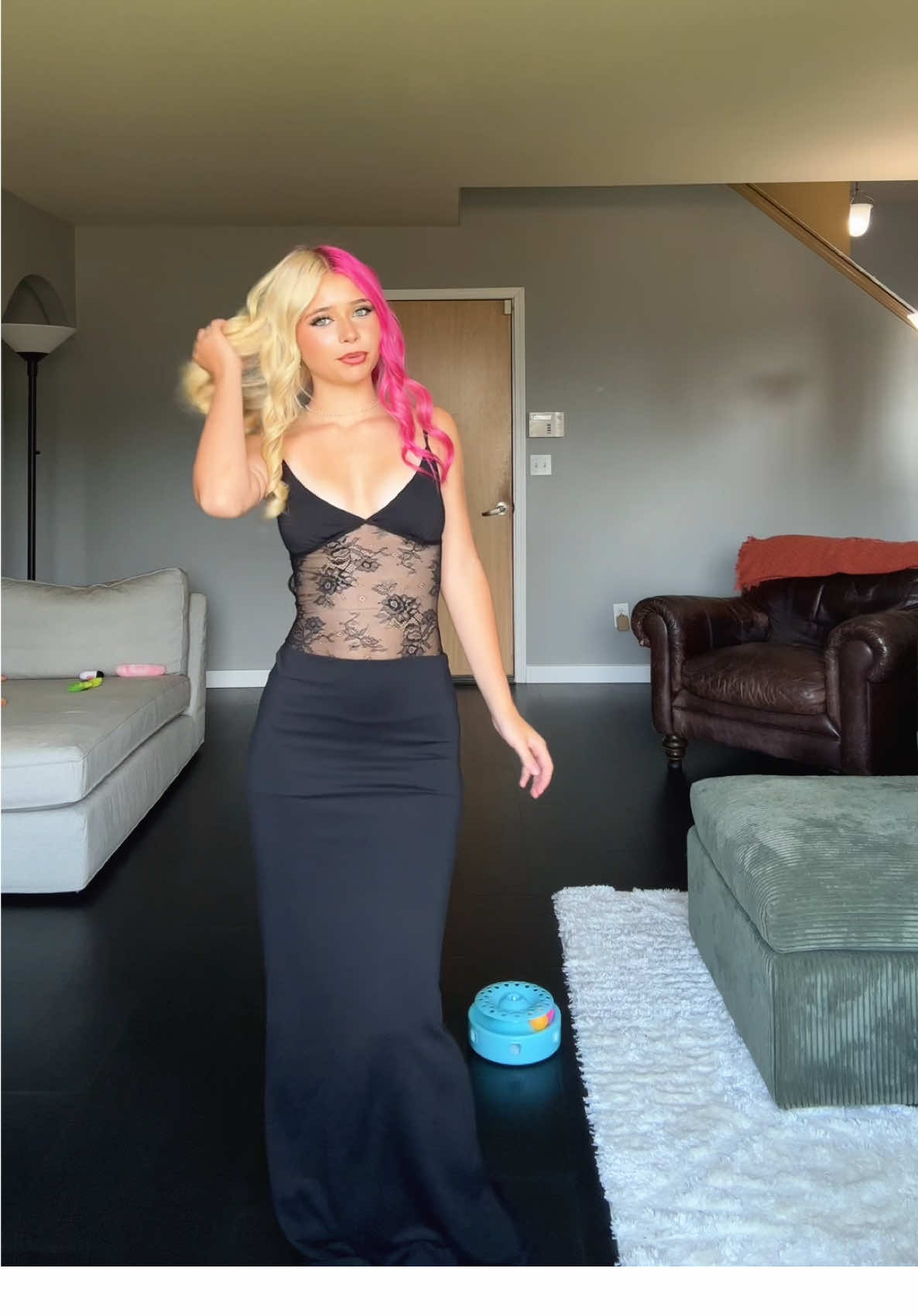 so i love this dress @PEPPERMAYO #peppermayo #fyp #pinkhair 