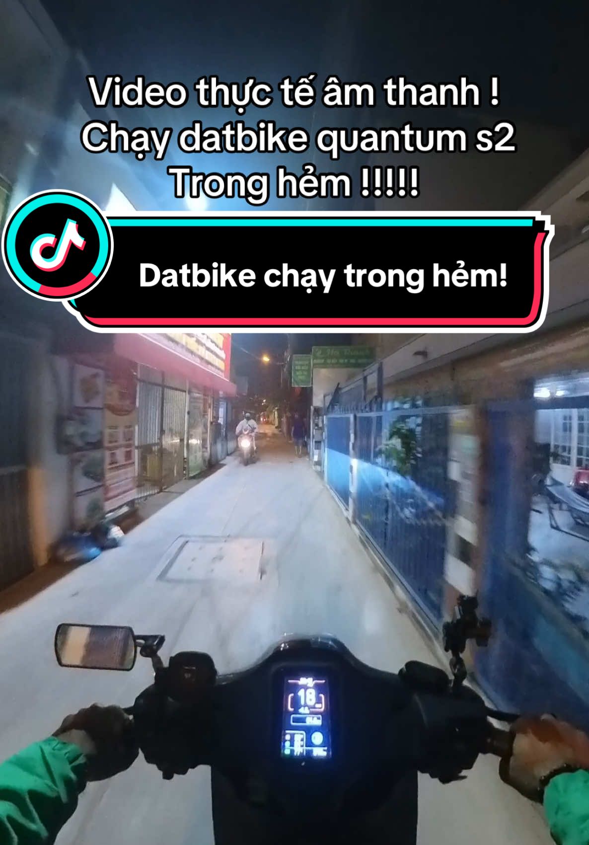 Datbike Quantum S2 chạy vào trong hẻm liệu có ồn!