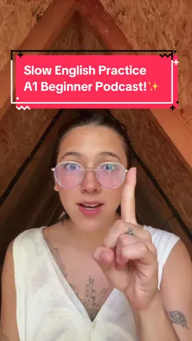Did you practice English yet?🐝 Take a couple minutes to practice with me! For A1-A2 beginner listeners! ✨ Follow me on YouTube and Spotify for more!🍃 #slowenglishpodcast #englishteacher #misshoney #maestramiel #englishlearning #englishlearning #englishlistening 