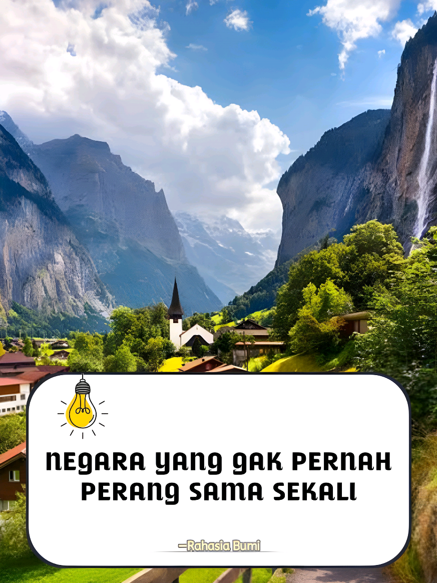 🕊️ Negara yang GAK PERNAH Ikut Perang Sama Sekali! 📍 Swiss 🇨🇭 Dikenal sebagai negara netral abadi sejak tahun 1815. 💣 Saat Perang Dunia 1 & 2 meledak, Swiss santai… gak ikutan, gak diserang. 🔥 Bahkan saat negara-negara tetangganya porak-poranda, Swiss tetep adem ayem. Kenapa bisa gitu? 🔹 Karena Swiss punya posisi netral resmi di dunia internasional, dan disepakati lewat perjanjian global. 🔹 Mereka juga punya militer kuat, tapi cuma buat jaga diri. 🔹 Bahkan warga sipilnya dilatih militer, tapi negaranya tetap anti-konflik. 🔹 Jadi… semua hormat, gak ada yang macem-macem 🤝 💰 Plus, mereka dikenal sebagai negara bank dunia. Banyak negara simpan duit di sana — siapa juga yang mau nyerang ‘banknya dunia’? 😆 “Bayangin, 200 tahun adem terus. Gak ikut ribut, tapi tetep disegani. Lo tim diplomatis kayak Swiss, atau tim gas terus? 😅 Drop pendapat lo di komen ya!” #swiss #fyp #faktaunik 