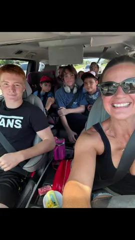 My friend took 4/5 of my kids along with her nephew and 2 daughters. Rockstar!