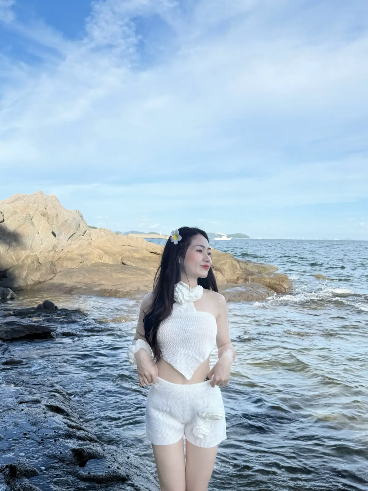 Bãi biển sạch đẹp lại ít người ngay tại Aichi  #🌊 #Aichi  #Nishio #xh #thi 