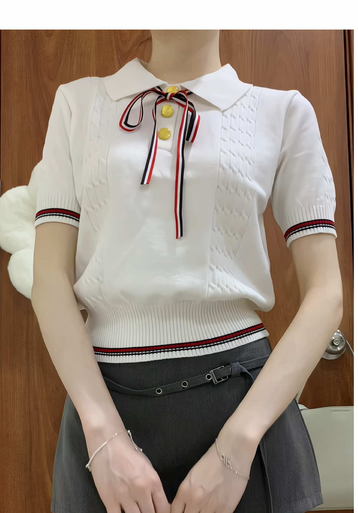 Mê kiểu áo vibe tiểu thơ #aopolocroptop #aodetkimtayngan #aolenngantay #aopolotieuthu #reviewquanao 