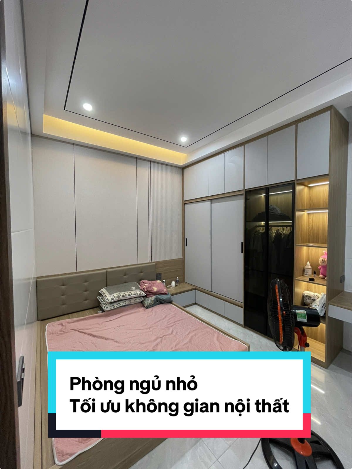 Phòng ngủ nhỏ nhưng mà Tối ưu không gian nội thất #xuhuong #quangnghianoithat #noithat #thietkenhadep #xuhuongtiktok2025 #thietkenoithat #xhuong #xaynhatrongoi #phongcuoi 