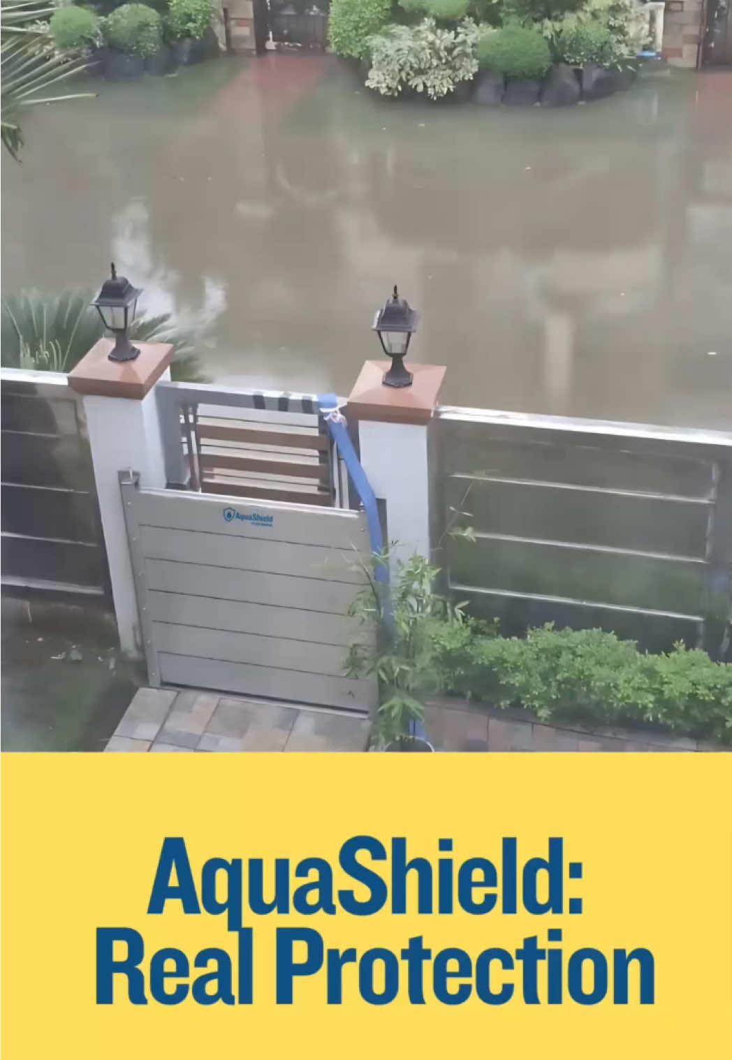 Heavy rain again, but our home stayed safe with #AquaShield.
