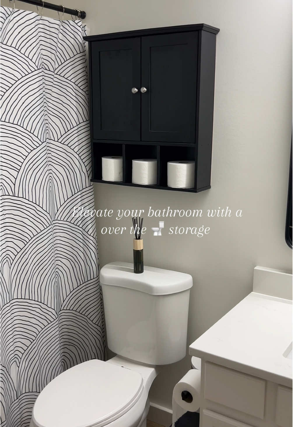 Soo nice and small perfect for all things you don’t want getting dust on 😍🥰 #bathroomorganization #storage #bathroomdecor 