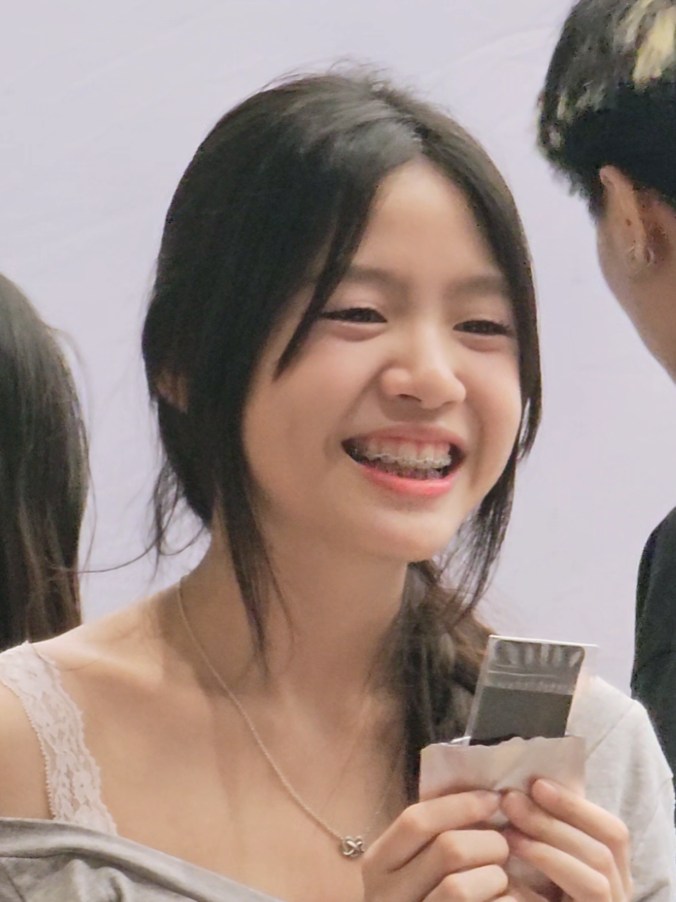 น้ององุ่น🍇น่ารัก😍 @Grape BNK48 #GrapeBNK48 #BNK48 #ColorconWinkTH_Handshake 