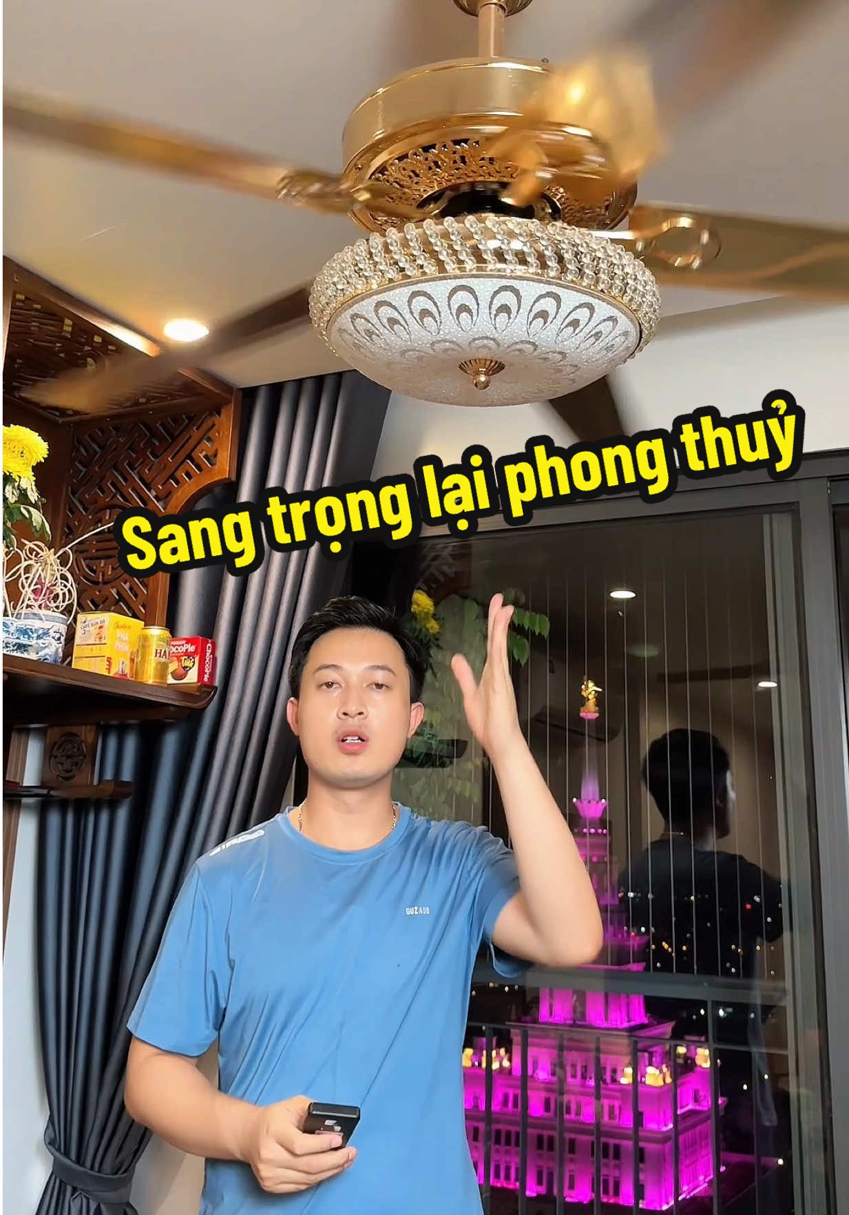 Quạt 5 cánh thép không gỉ có động cơ đồng rất bền lại còn bảo hành 6 năm #quat #quattran #quattranden #xuhuong #nhanuytin88 #muataitiktok 