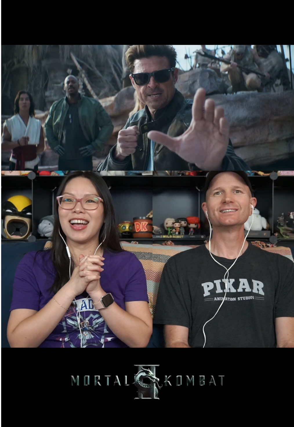 Get over here! #reaction #mortalkombatmovie #mortalkombat2  @Warner Bros. 