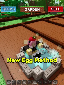 New Egg Method #roblox #growagarden 