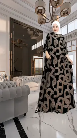 kaftan kancing motif jumbo rayon sultan bahan tebal muslim #muslimwanita #kaftanmuslim #gamisrayonmuslim 