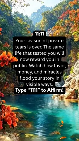 🌟 The universe is working in your favor, and everything you’ve been visualizing through the Law of Attraction is starting to take shape—because the Law of Attraction responds to your energy, belief, and alignment. ✨ When you see repeating angel numbers, know they are divine signs confirming that blessings, opportunities, and abundance are on their way. Daily affirmations rewire your mindset and elevate your frequency—each time you speak them, you are strengthening your manifestation power. What you focus on expands, and what you believe, you become. Angel numbers remind you that your manifestation is active and guided by the universe. The Law of Assumption teaches that by claiming it as yours now, you attract it into your reality. With consistent positive thinking, aligned affirmations, and unwavering belief, you’re drawing in love, wealth, peace, health, and purpose. Trust the timing, honor the signs, and allow your dreams to unfold. The Law of Attraction, the Law of Assumption, and divine energy are all working for you. 🌈🕊️ #LawOfAttraction #Affirmation #PositiveAffirmation #AngelNumbers #Manifestation #ManifestingDreams #SpiritualAlignment #DivineGuidance #AbundanceMindset #HigherSelf #PositiveThinking #LawOfAssumption #EnergeticShift #FaithAndFocus #UnlockYourPower
