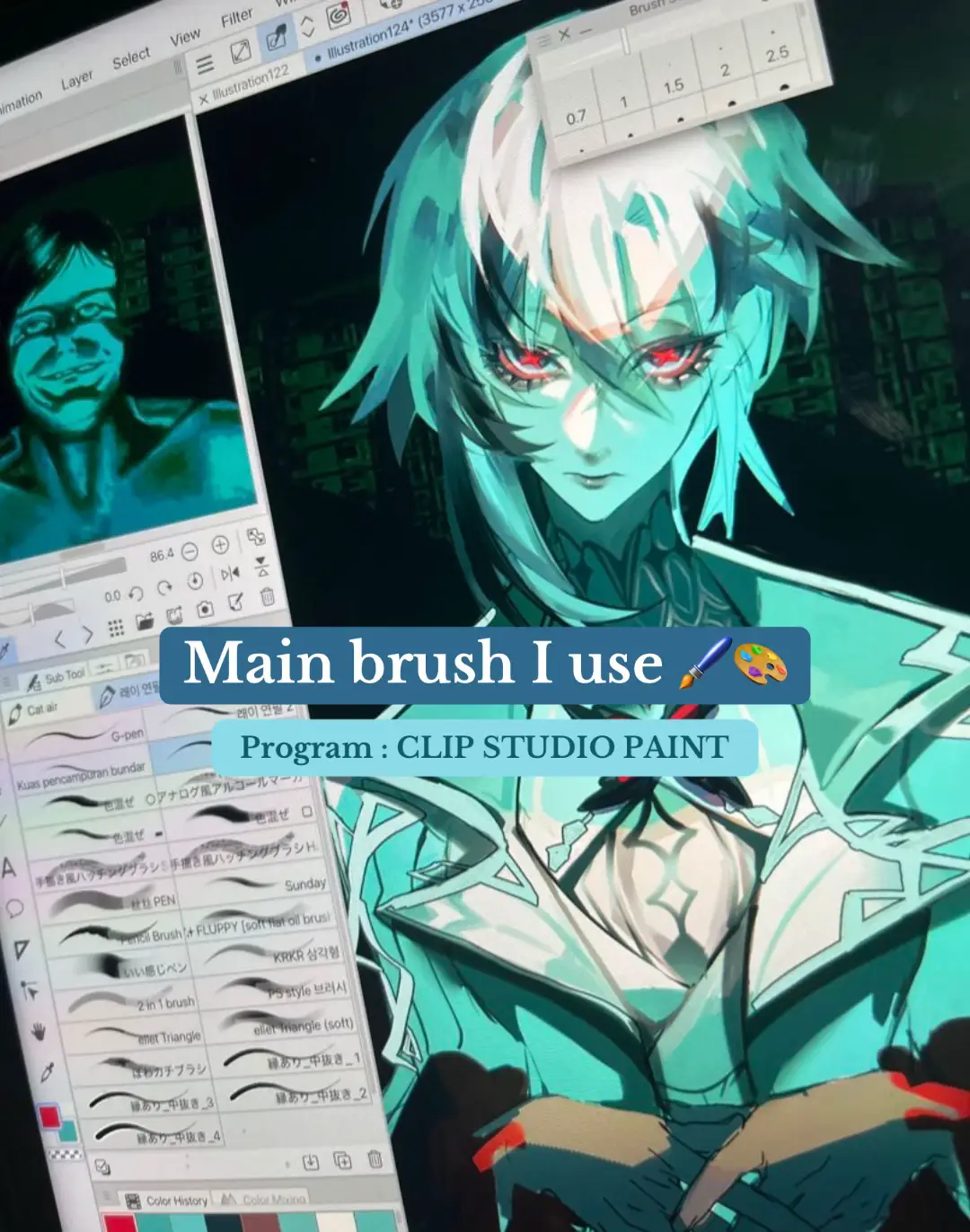 Progra/app : CLIP STUDIO PAINT  #clipstudiopaint #csp 