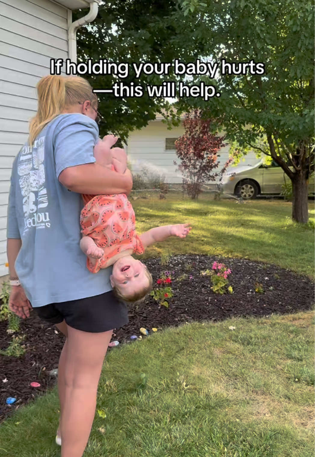 Tired arms? Sore back? Baby still wants held? This SLING SAVESSSS me on the daily! #momlife #babygear #tiktokshopfinds #dealsforyou #ad #motherhood #babysling #babycarrier 