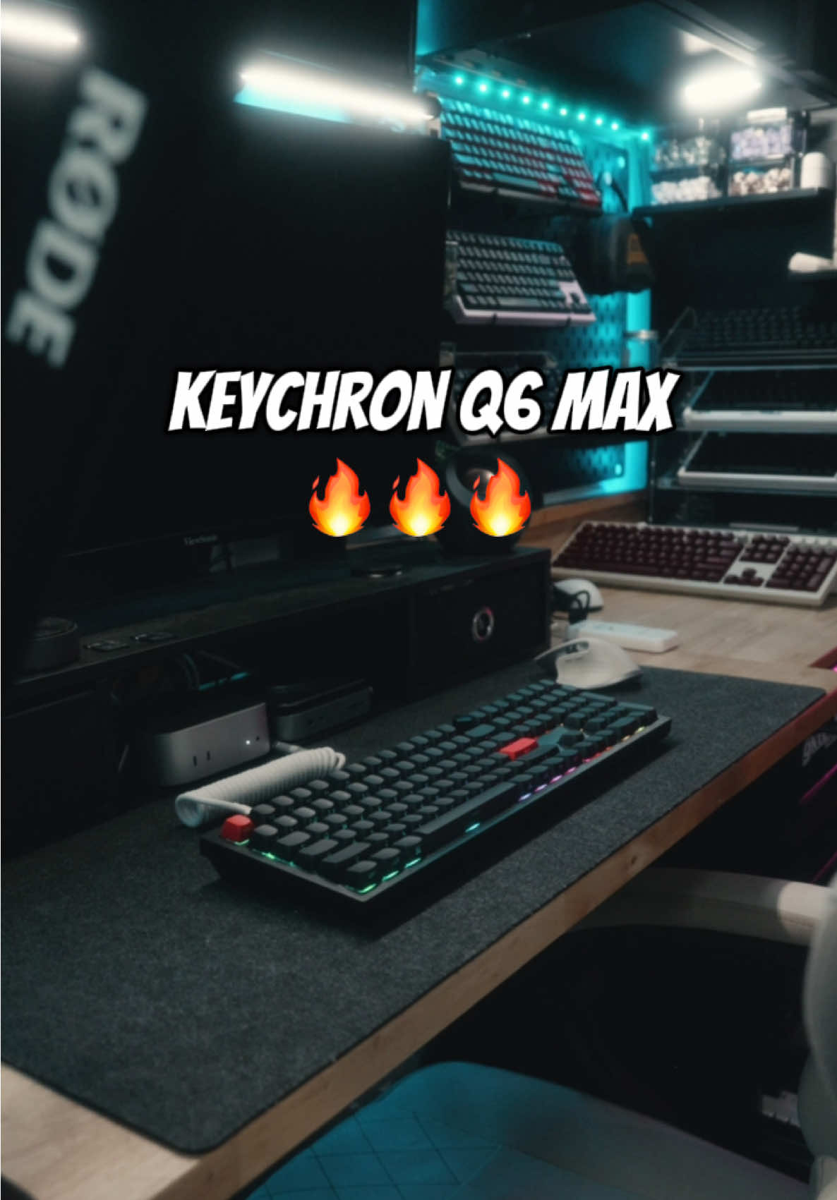Replying to @snowbunnykillah if you want a top tier keyboard for office work or any kind of productivity the keychron Q6 Max is at the top of the list. #mechkeys #mechkeebs #mechkeyboards #keebs #keebtok #mechanicalkeyboards #mechanicalkeyboard #typingasmr #keyboardasmr #thockykeyboard #creamykeyboards #creamykeyboard #budgetkeyboard #creamybudgetkeyboard #keychronq6max #urtechdaddy 