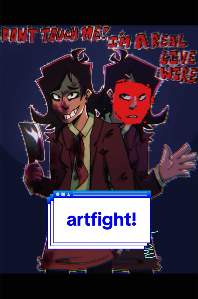 Forgor to post my attacks here lol #artfight #artfight2025 #arttok #digitalart #illustration #ibispaint #speedpaint #speeddraw #teamcrystals #talkingheads 