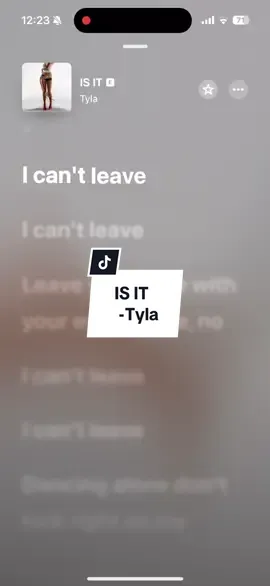Is it?💫#fyp #lyricsvideo #viralsongtiktok #tyla #isit #tylaisit 