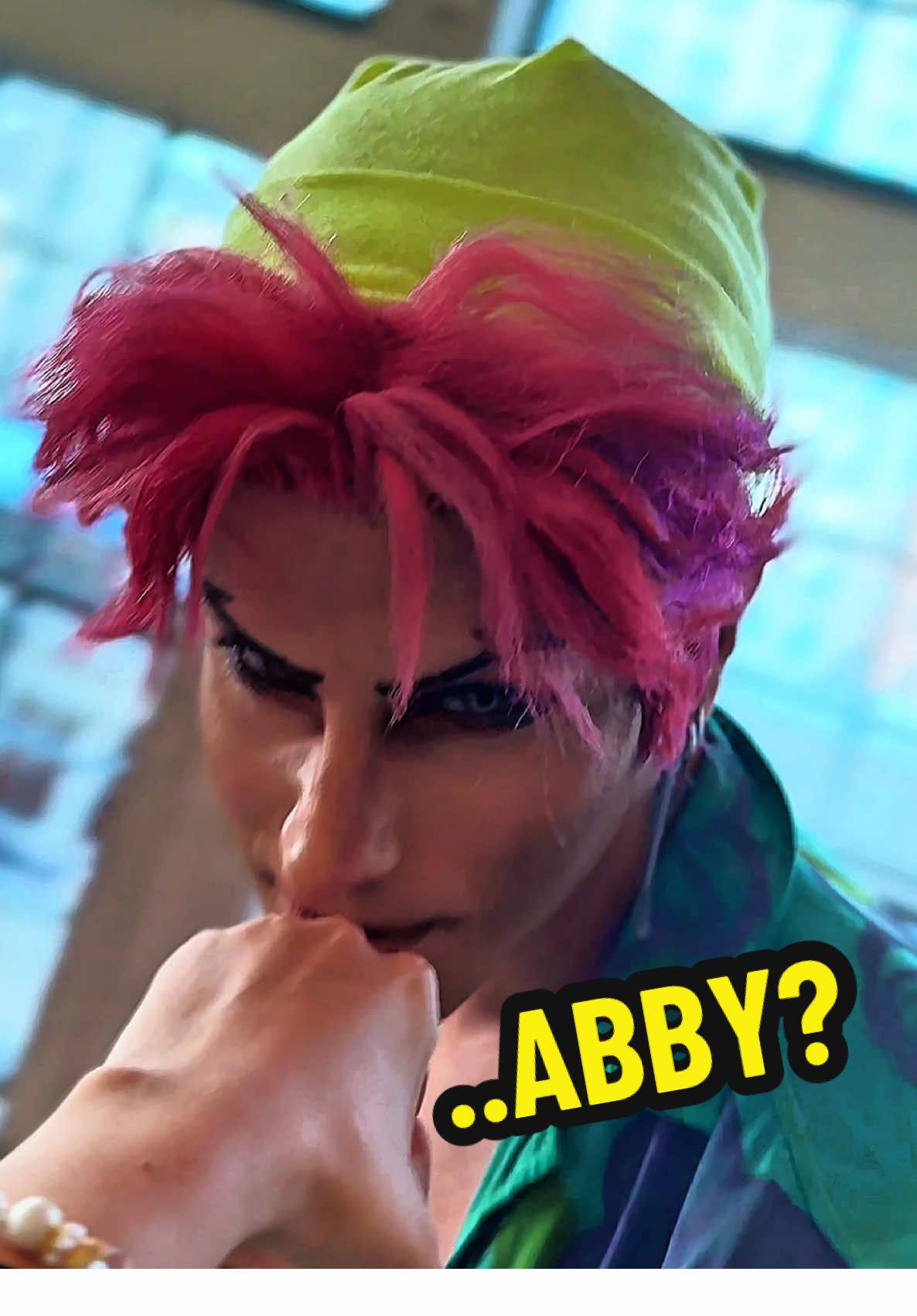 👀🫱💋😉 #Abby #kpopdemonhunters #abbycosplay #abbysaja #sajaboys 