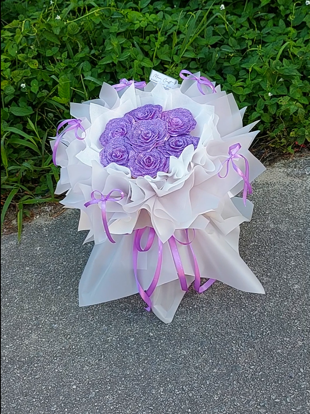 bunga pita satin 7 tangkai model kriwil² gini ucull banget yaakk🥰 . . . . . . . . . . . . . . . . #bangka #bangkabelitung #bangkatengah #Bouquet #buketpangkalpinang #buketbungawisuda  #buketbangkabelitung #buketbunga #buketpitasatin #pitasatin #fyp #buketmurahbangka #180 #reels #fbpro #tutor #tutorial #bukethijab 