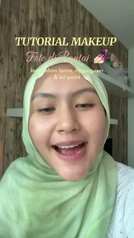 YESS INI SPECIAL BUAT KALIAN YANG MAU LIBURAN ATAU FOTO DI PANTAI BIAR CANTIK ALA ALA FOTO SHOOT #makeuptutorial #fypage 