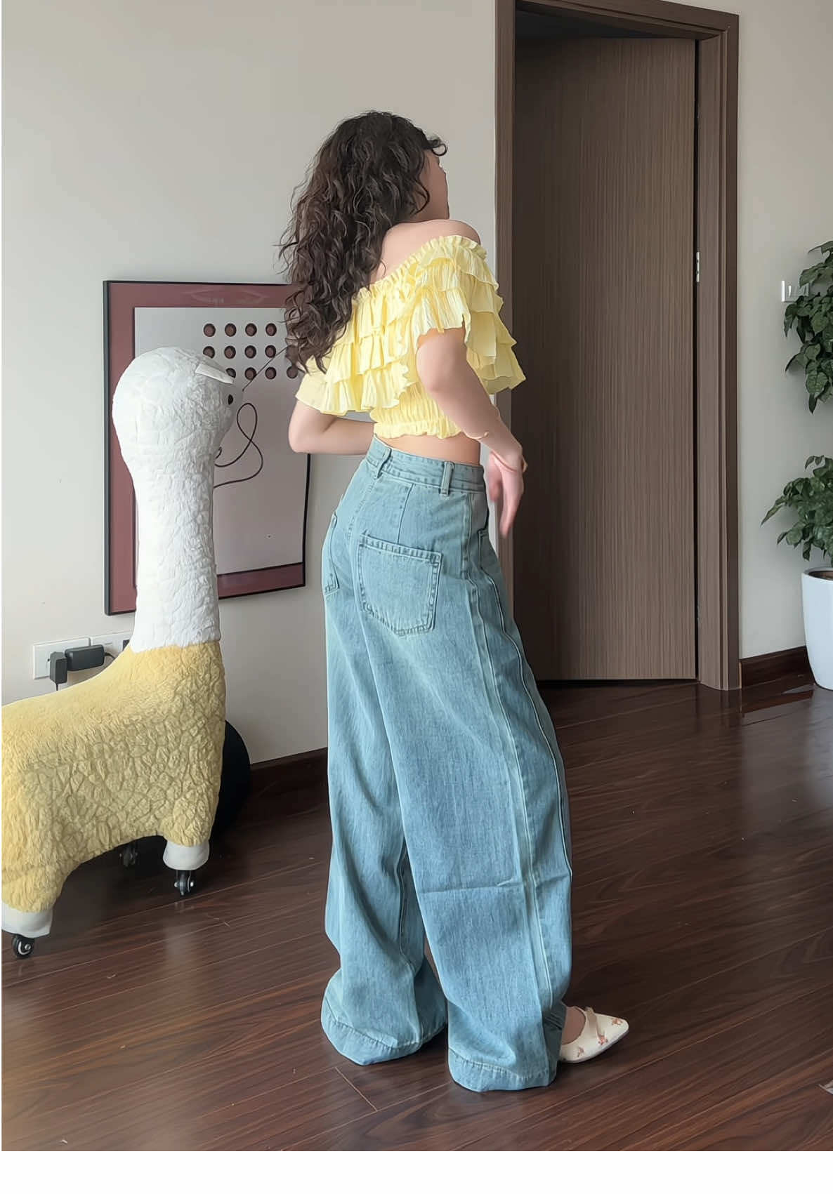 Form quần đẹp zị 🥺 #xuhuong #foryou #dailyoutfit #tryon #viral #fitcheck 
