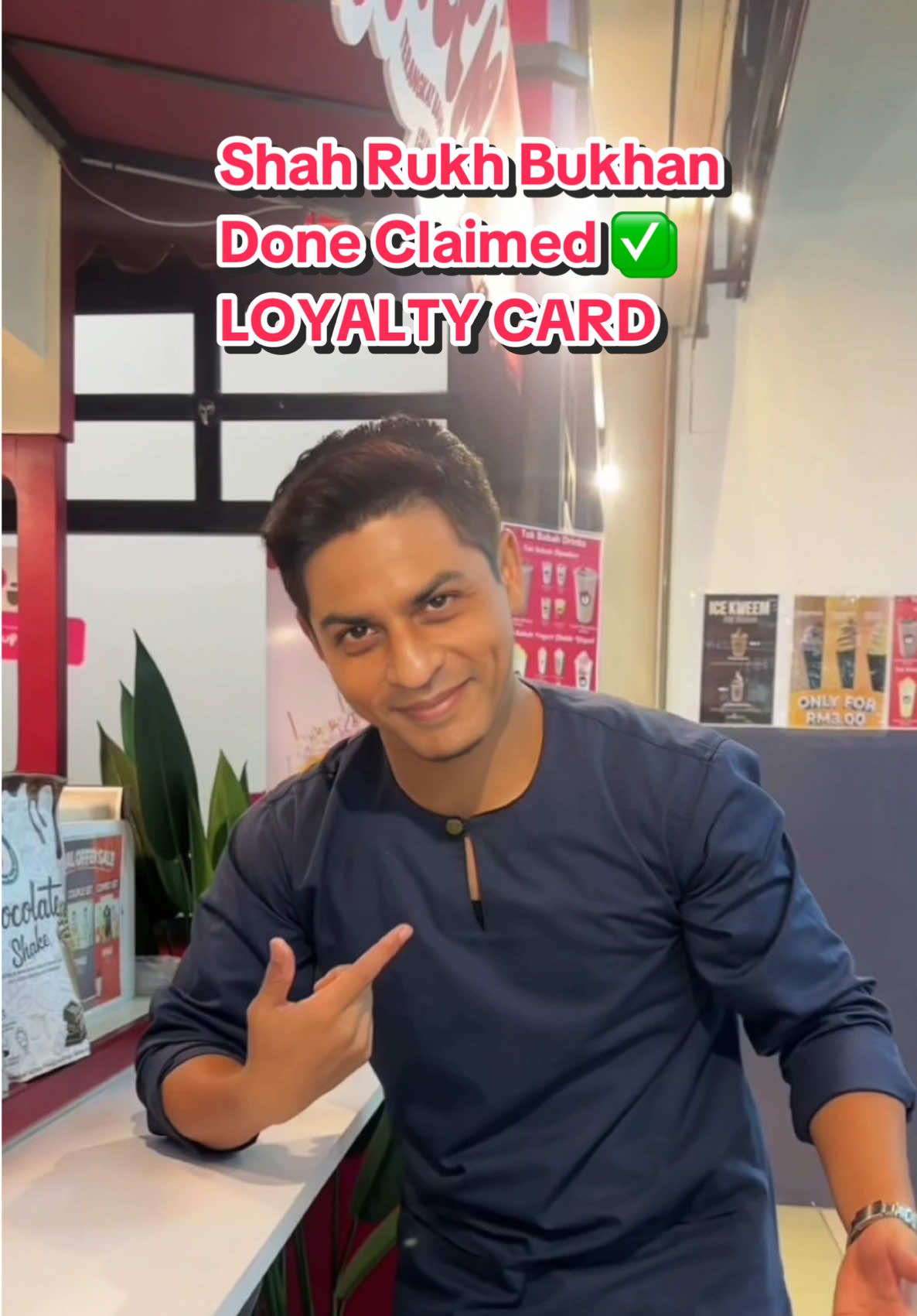 SRB dah claimed, anda bila lagi? Sementara promosi ni still valid jom dapatkan dan penuhkan cop loyalty card dari Tok Babah!  Anda boleh ke kiosk Tok Babah di Jawi, Baling dan Bandar Puteri Jaya Sg. Petani. Lepas dah beli & cop, post story tag Tok Babah tauuu ! Syukreeeyaaa, Terima Kasih ❤️ #srk #shahrukhkhan #tokbabah #fyp 