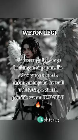 hati² sama si kamis legi dan Sabtu legi, mereka berdua adalah pemilik weton si IDU GENI/ pahit lidah Sabdo dadi🔥 #fyppppppppppppppppppppppp #fypage #wetonjawa #wetonjowo #wetonkelahiran #wetonlegi #weton #lordlegi #legi #wetonlegikumpulyukk #primbonjawa #wetonlegimerapat #salamrahayu🙏🙏 #lewatberandafyp #4u #xybca 