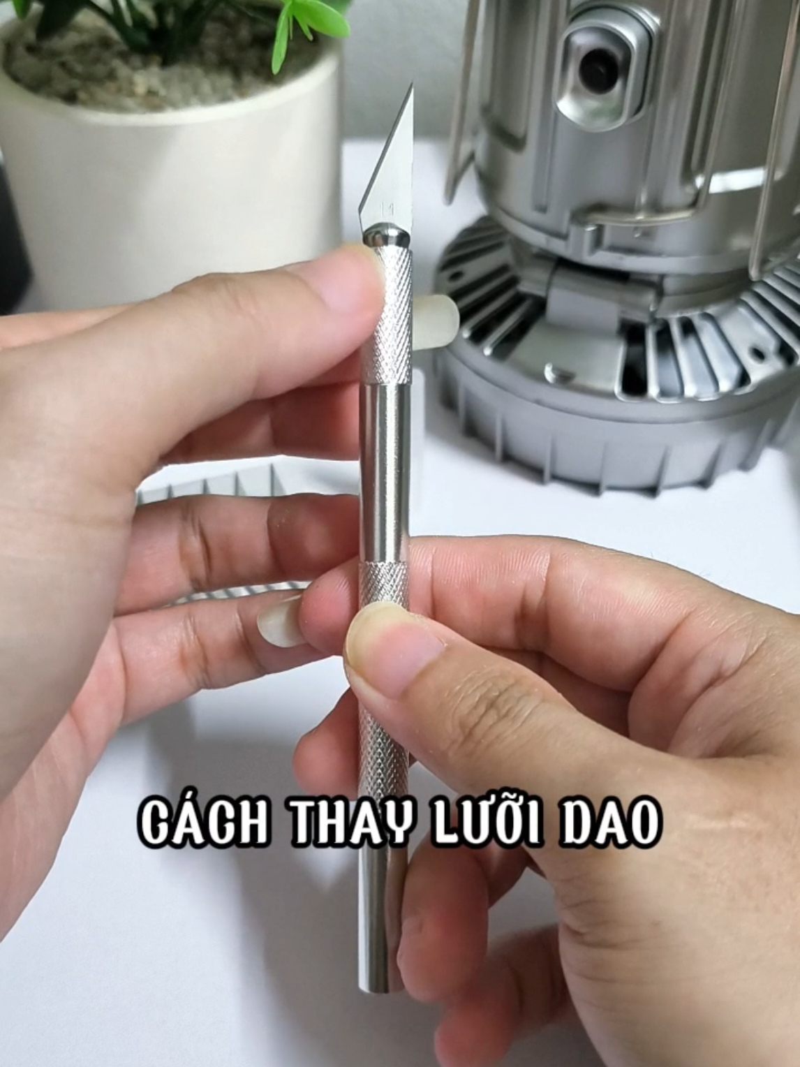 Trả lời @camapdocodon Cách Thay Lưỡi Dao #cachthayluoidao  #sansale  #sale  #daotia  #taphoachangtrai 