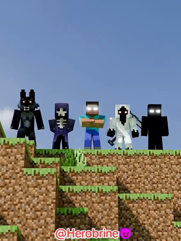 Minecraft Herobrine VS Roblox Herobrine 💀 |#Minecraft #herobrine #edit #keşfet 