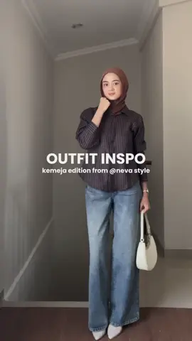 kemeja 50 ribuan tapi sebagus ini😍🤎  #outfit #outfitideas #outfitinspo #kemeja #kemejawispie 