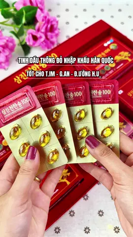 Tinh dầu thông đỏ Samjin Hàn Quốc, hộp 120 viên hỗ trợ sức khỏe #ancungduyennha #review #reviewfood #reviewanngon #suckhoe #suckhoechomoinguoi #suckhoechomoinguoi #tinhdauthongdo #tinhdauthongdohanquoc #tinhdauthongdosamjin #tinhdauthongdosamjinhanquoc #xuhuong #trend #tiktok #muataitiktok #LearnOnTikTok #food #thuhaifreeship  @Ăn Cùng Duyên Nha 🧚‍♀️  @Ăn Cùng Duyên Nha 🧚‍♀️  @Ăn Cùng Duyên Nha 🧚‍♀️ 