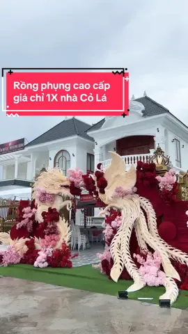 Lại là một chiếc cổng rồng phụng siêu hot hit nhà Cỏ Lá. ##xuhuong #damcuoi #tieccuoimientay #viral #weddingplanner #rongphung 