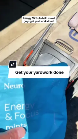 Use these energy mints to power through and get your yardwork done! @Neuro Gum  #Uplyft #energymints #yardwork #mowing #homeowner #honeydolist #lawncare 