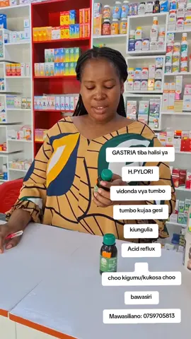 GASTRIA INAPATIKANA PIA KATIKA MADUKA YA DAWA YAFUATAYO Mkoa wa Dar es salaam.  ● ROBBY ONE PHARMACY (kariakoo mtaa wa kipata na nyamwezi) ●NORAH PHARMACY (BUZA MNARANI) ●DIAMOND PHARMACY (Tabata chama na kinyerezi mnara wa voda) ●LIFEWELL PHARMACY (kibada,kigamboni) ●CAICA PHARMACY (MBEZI BEACH KWA ZENA na MIKOCHENI kwa nyerere) ●COMETS PHARMACY (mbezi Louis) ●PILLPARK PHARMACY (survey, Mlimani city) ●AQUARIAS PHARMACY (mwenge mkabala na Kilimanjaro institute) ●RANCILLIX PHARMACY (goba centre) mawasiliano:0759705813