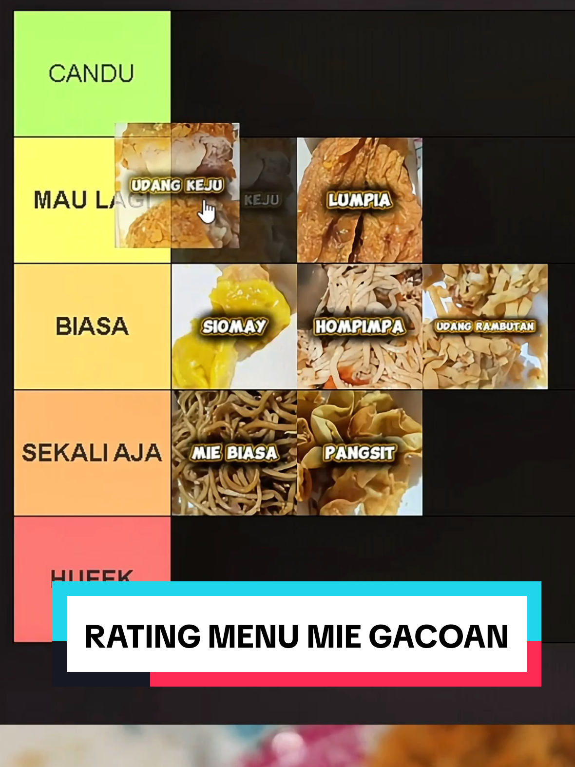 Rating menu mie gacoan menurut seleraku