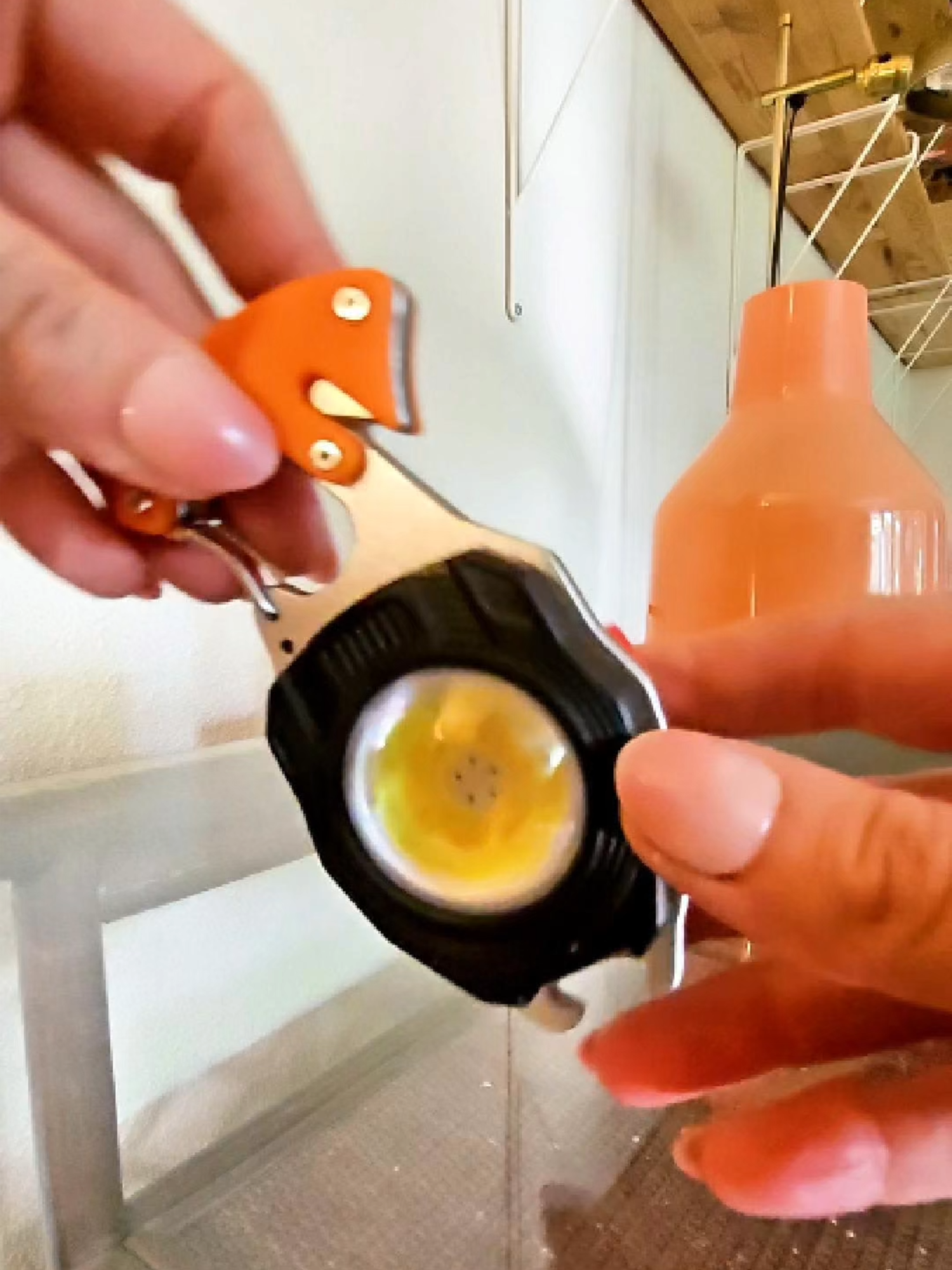 This tiny beast is everything your man thinks he needs to survive the apocalypse—or a mildly inconvenient picnic. ✔️ Ultra-bright flashlight (with more lighting modes than he has socks) ✔️ USB-rechargeable: 5 to 50 hours depending on brightness level (aka how many times he turns it on just to say, “Whoa, this thing’s bright”) ✔️ Magnetized, so he can stick it to the fridge and pretend it’s a tool belt ✔️ Built-in everything: • Belt cutter  • Whistle  • Flathead screwdriver, • Bottle opener (of course) • Emergency window smasher • A literal lighter (for “kindling”) • Carabiner, obviously #flashlight #rechargableflashlight #gadget #multitool #emergencypreparedness #giftsforhim #tiktokshopcreatorpicks #tiktokshopviral