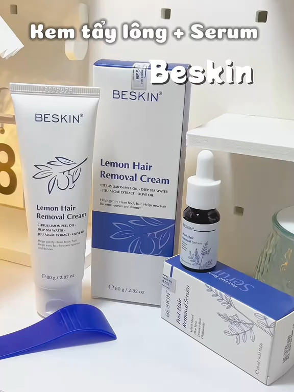 Kem tẩy lông Beskin + Serum dịu da sau tẩy lông #kemtaylong #beskin #beskinvietnam #kemtaylongbeskin #taylong #taylongbeskin #taylongtainha #kemtaylong #beskinvn #beskinchínhhãng #kemtaylong #xuhuong #xuhuongtiktok #xuhuong2025 #viral #viralvideo #videoviral #fyp #trending #trendingvideo #thinhhanh #kemtaylong #beskin #beskinvietnam #kemtaylong #taylongbeskin