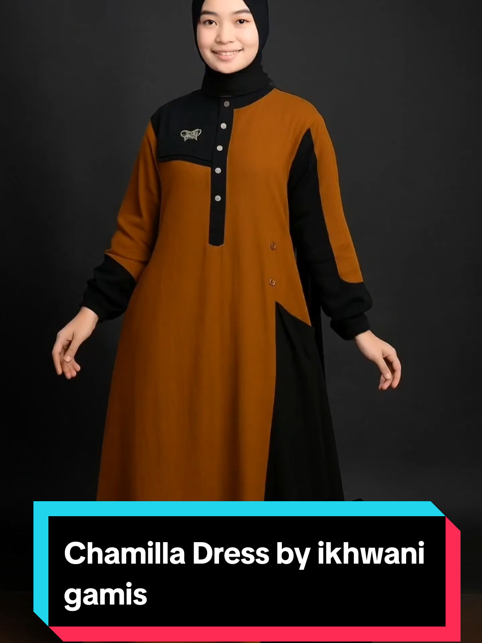 Chamilla Dress by ikhwani gamis simpel elegan#gamis #gamismurah #gamiskekinian #gamislebaran #gamiscantik 