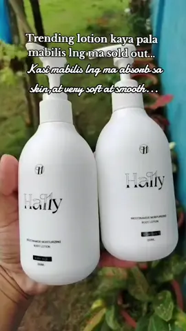 Moisturize your skin with Hally lotion! #Hallybodylotion #Bodymilk #Lotion #Nicotinamide #Whitensskin #Soft #Smooth #Trending #Tiktokviral 