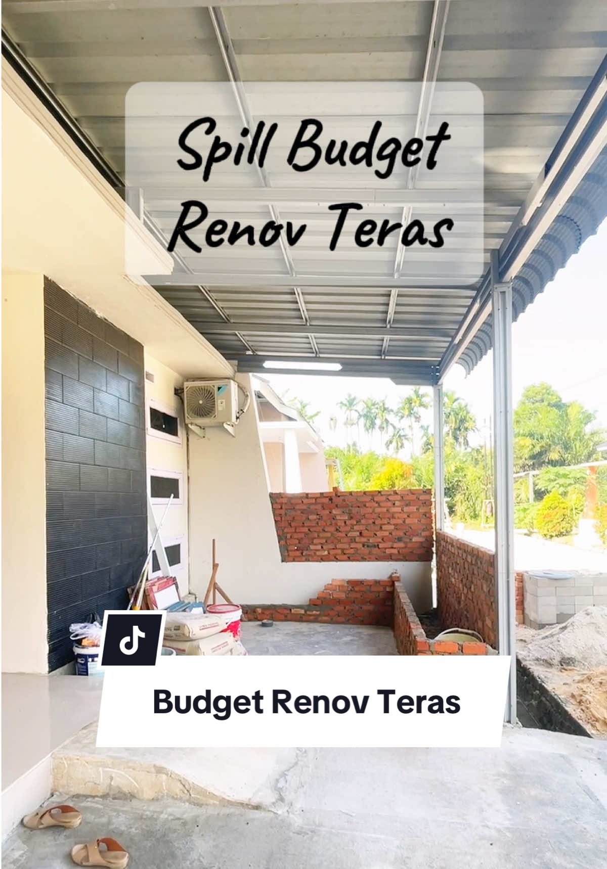 Ini banyak sekali di tanyakan di kolom komentar, berikut budget yg kita keluarkan untuk bangun teras ini ya. #teras #renovteras #terasrumah #terasminimalis #terasaesthetic #terasrumahminimalis #spillbudget#budgetteras #budgetterasestetik 
