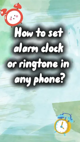 Click my profile for tutorial✨#alarm clock trend #tutorial #anyphone #howtosetalarmclock #fyp #howtosetalarmclock #trend 