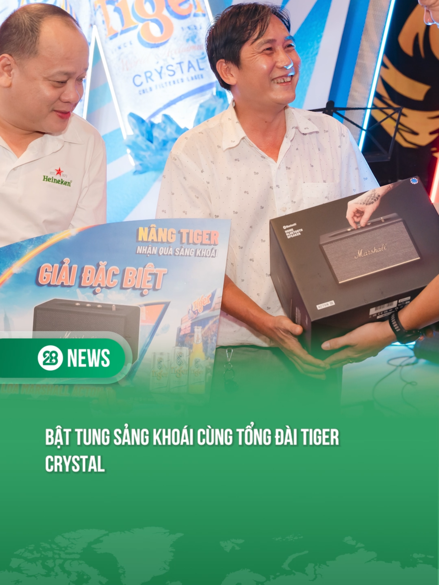 CHỈ CẦN ANH EM GỌI, CRYSTAL ĐÓN TIẾP NHIỆT TÌNH #TigerBeer #TigerCrystal #ChotKeoBatTungSangKhoai  #theanh28 #theanh28news #tiktoknews