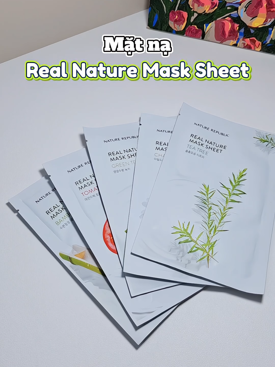 Đắp mask gì chưa người đẹp, combo 5 loại khác nhau tha hồ đắp nha #matna #mask #naturerepublic #dadep #skincare #chamsocda #capcap🌷🌷 