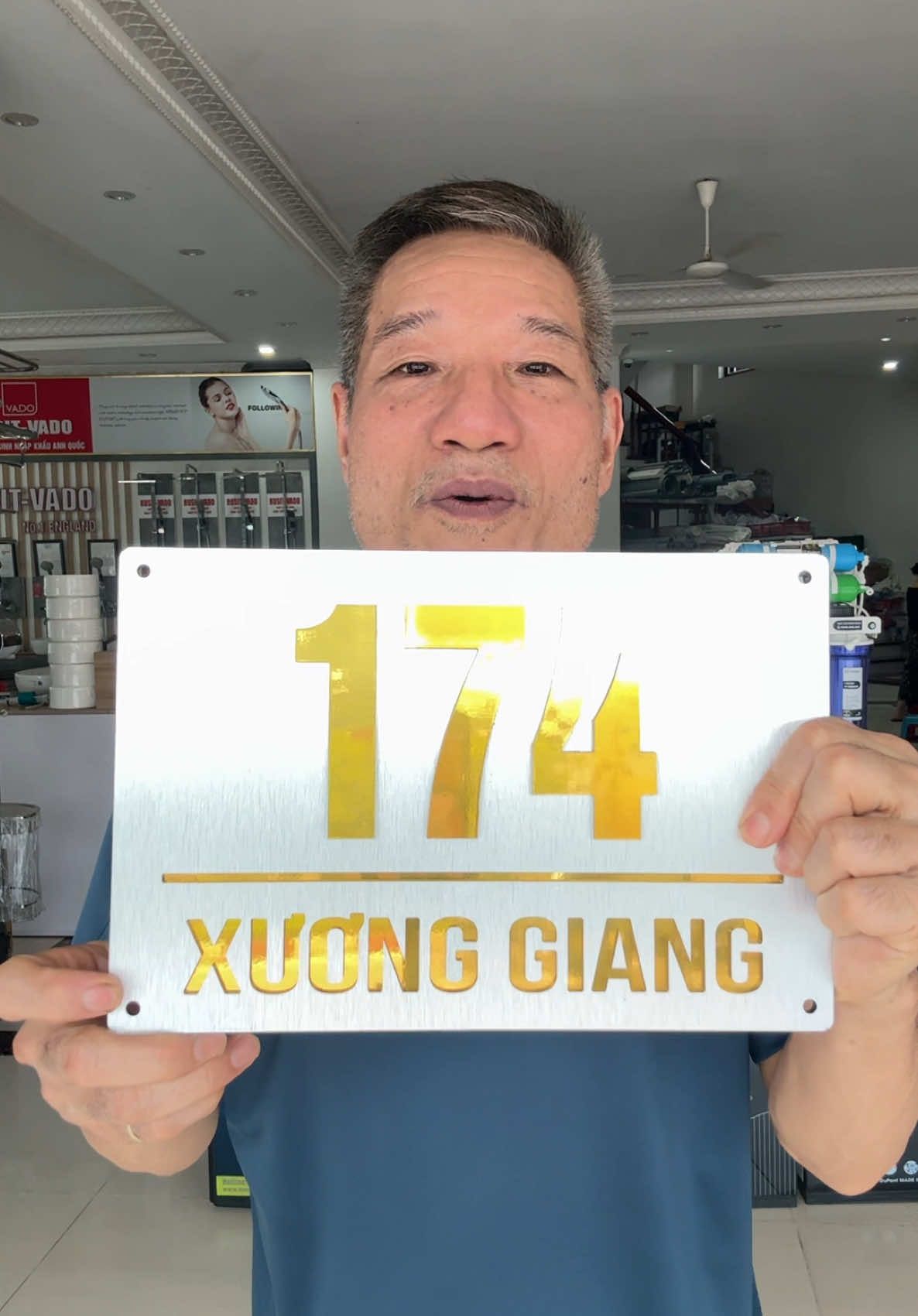 Bảng, Biển số nhà, biệt thự, chung cư chất liệu ALU mặt sước bạc số nhà nổi chữ vàng tên đuòng khắc chữ chìn khoan bắt vít kèm theo #biénonha #biénotenduong #xuhuong #thinhhanh 
