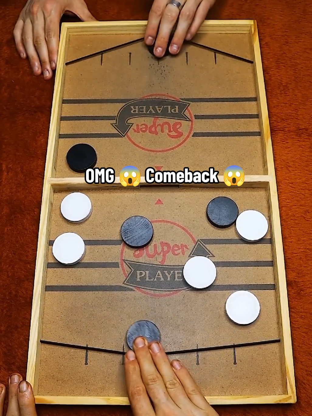 The one who shoots all the pucks first win 🏆 #carromboard  #tiktokforyou  #superwinner